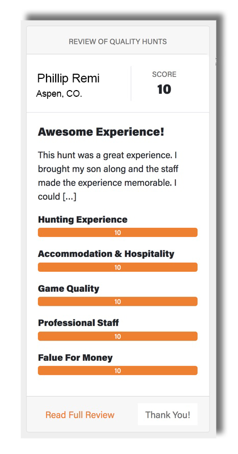 Quality Hunts Reviews