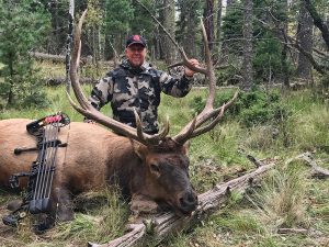 Fred Sweisthal and a Rocky Mountain Elk