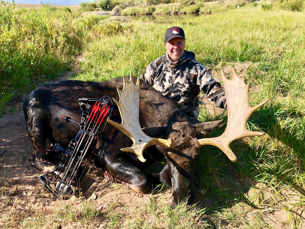 Wyoming Moose and Fred Sweisthal, CEO of Quality Hunts