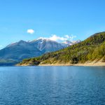 Lake and Mountain Scenery - Canadian Elk Hunt - 2406