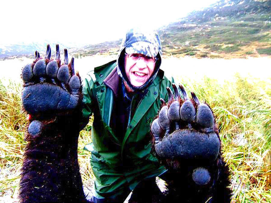 Huge Brown Bear Paws - Alaska Peninsula Brown Bear - Hunt 2327