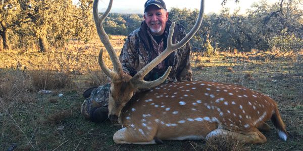 Hunt 3021 - Axis Deer Trophy and hunter - 3
