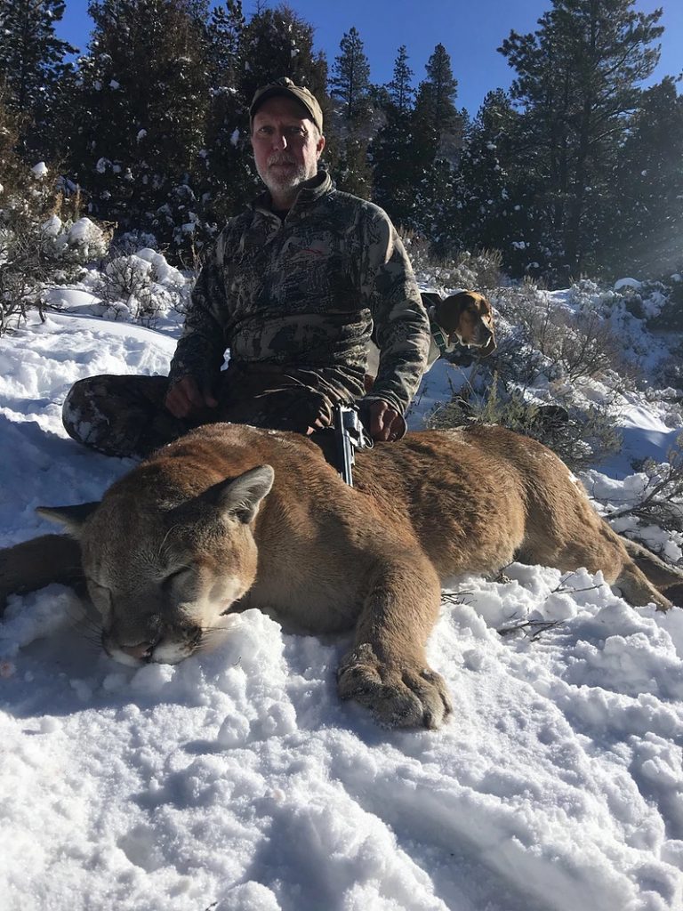 Wyoming Cougar and Hunter