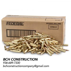 Brass 5.56 Ammo - BCH Construction - Ryan Briscoe - 936-689-7330
